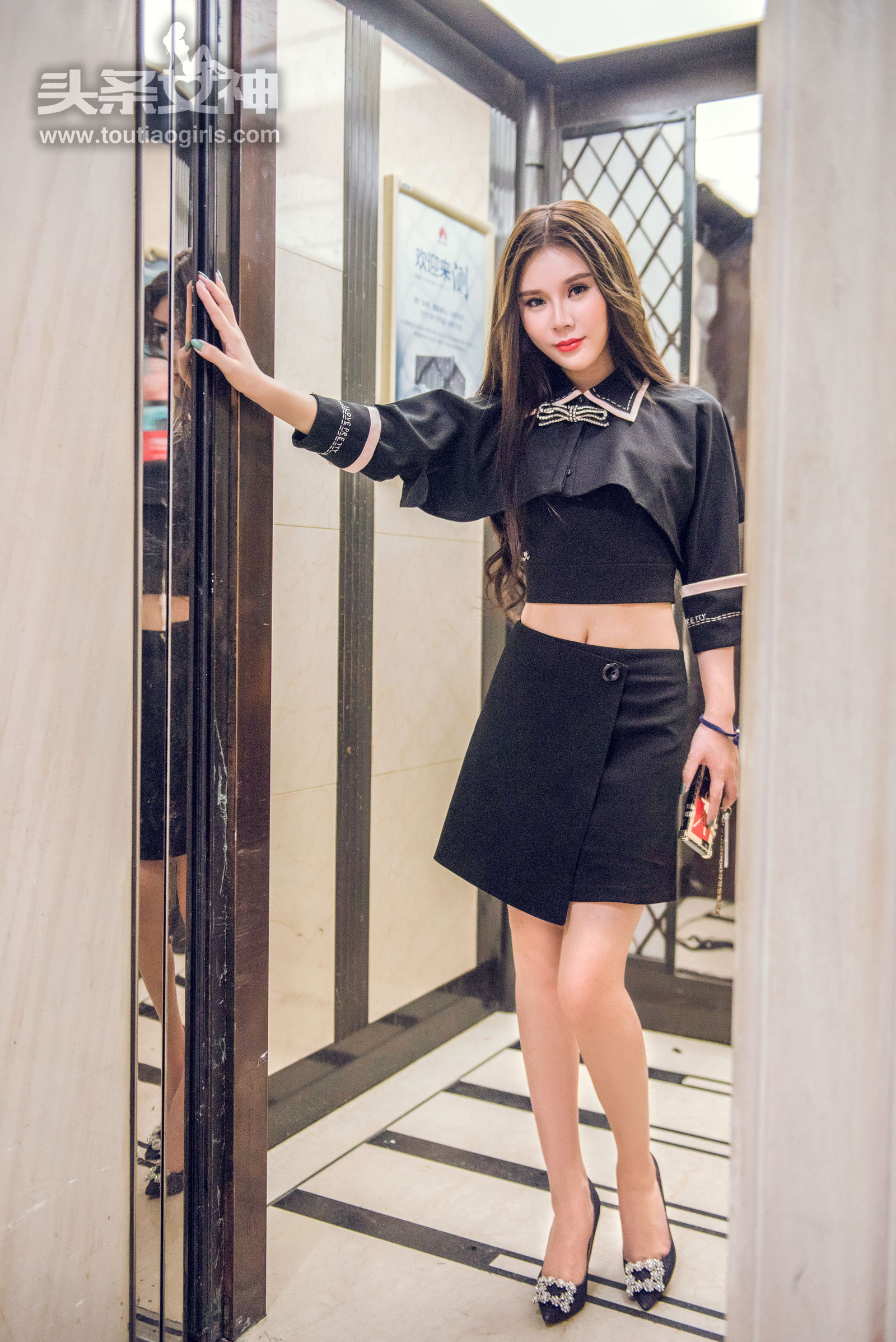 [Toutiaogirls头条女神] 爱丽莎 &#8211; 女神探店隆太源篇 爱丽莎精修[25P]