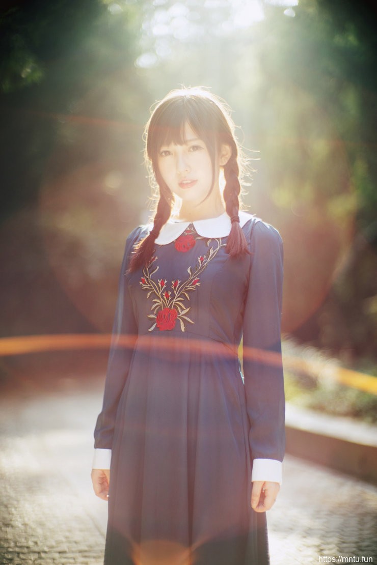 复古清纯少女养眼艺术照