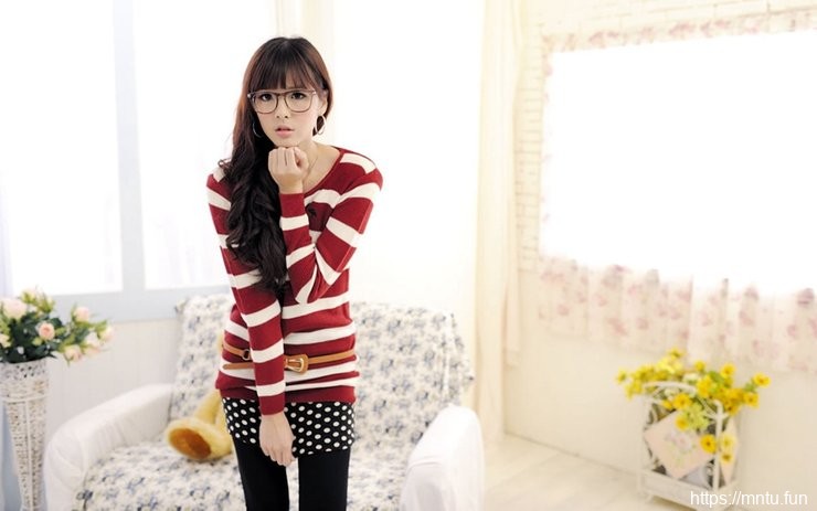 韩系可爱美女清纯生活照写真