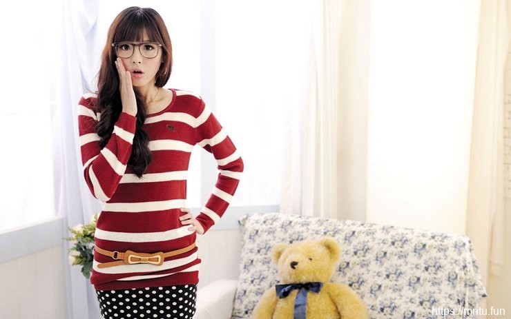 韩系可爱美女清纯生活照写真