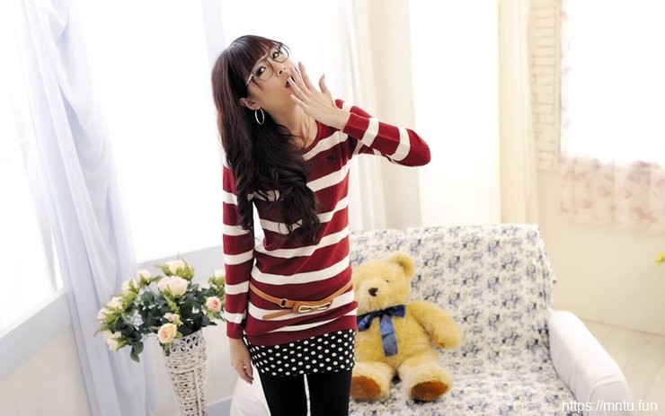 韩系可爱美女清纯生活照写真