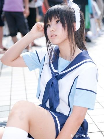 日本清纯少女萝莉学生制服可爱卖萌