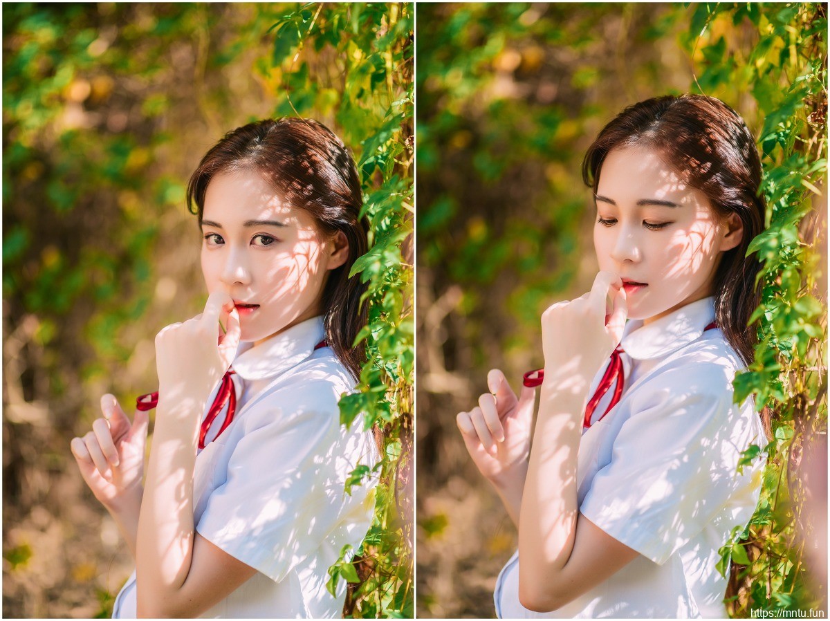 清纯靓丽美女校花学生装迷人写真