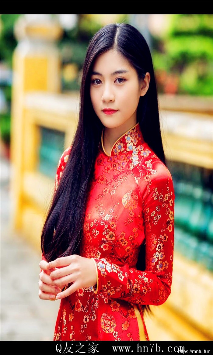 清纯越南新娘美女图片妹子图