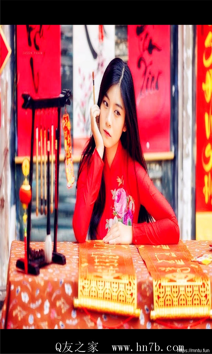 清纯越南新娘美女图片妹子图