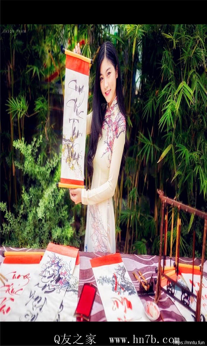 清纯越南新娘美女图片妹子图