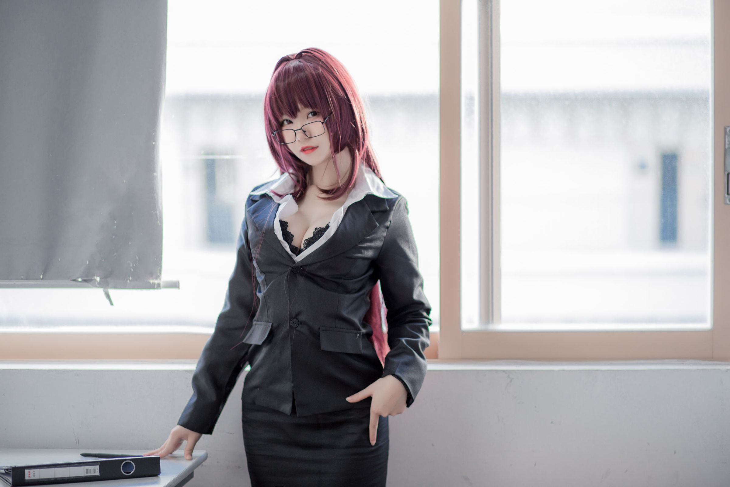 [网红COSER] Yoko宅夏 &#8211; 斯卡哈教师Cos  [33P]