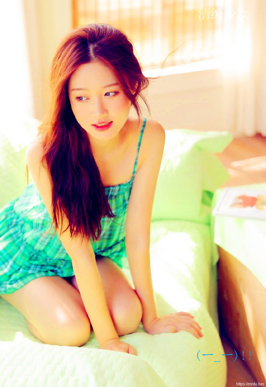 清纯软妹大胸妹子个性摄影图片