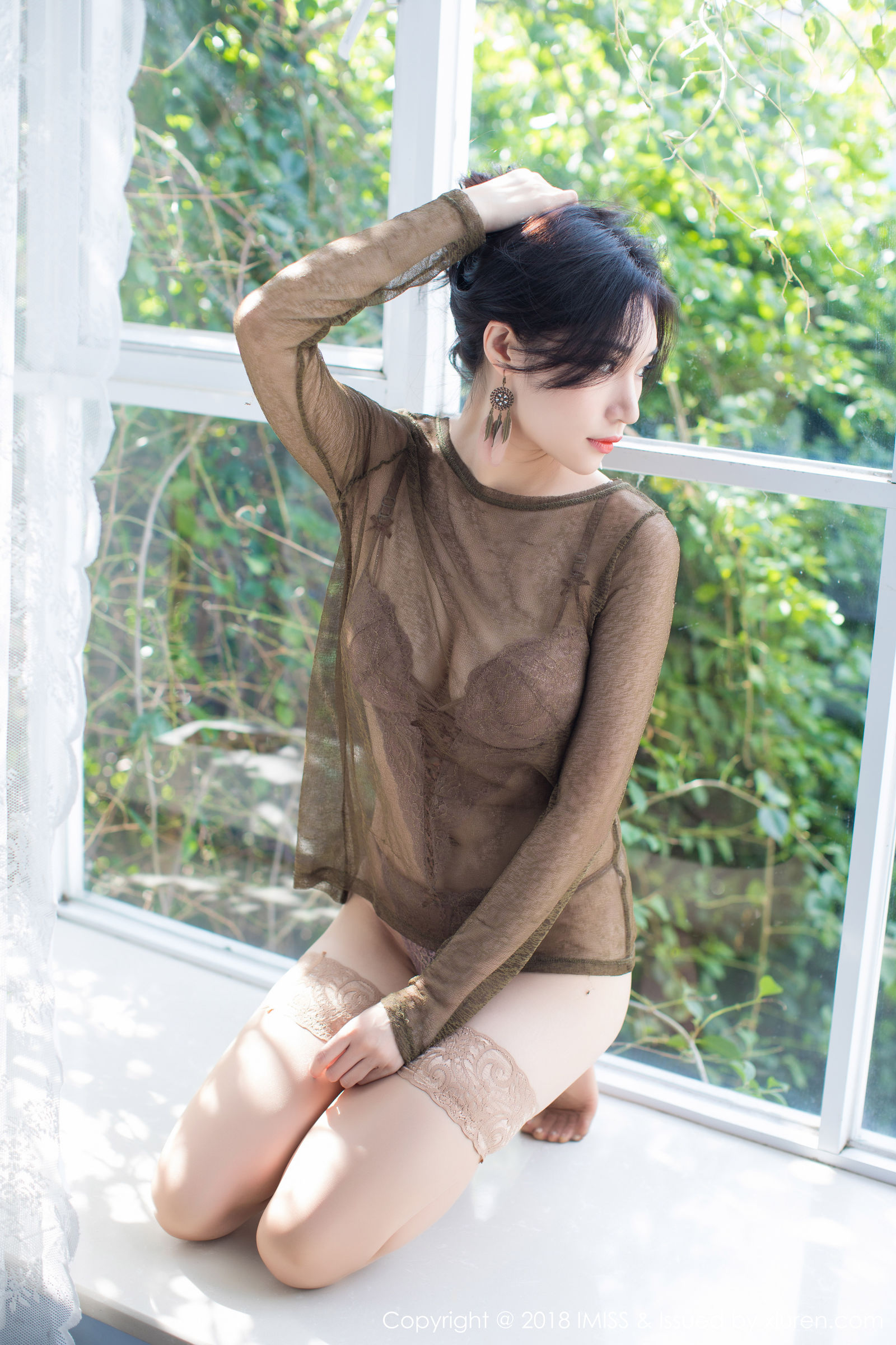 [IMiss爱蜜社] Vol.218 小狐狸Sica &#8211; 极致诱惑的丝袜美腿系列[44P]