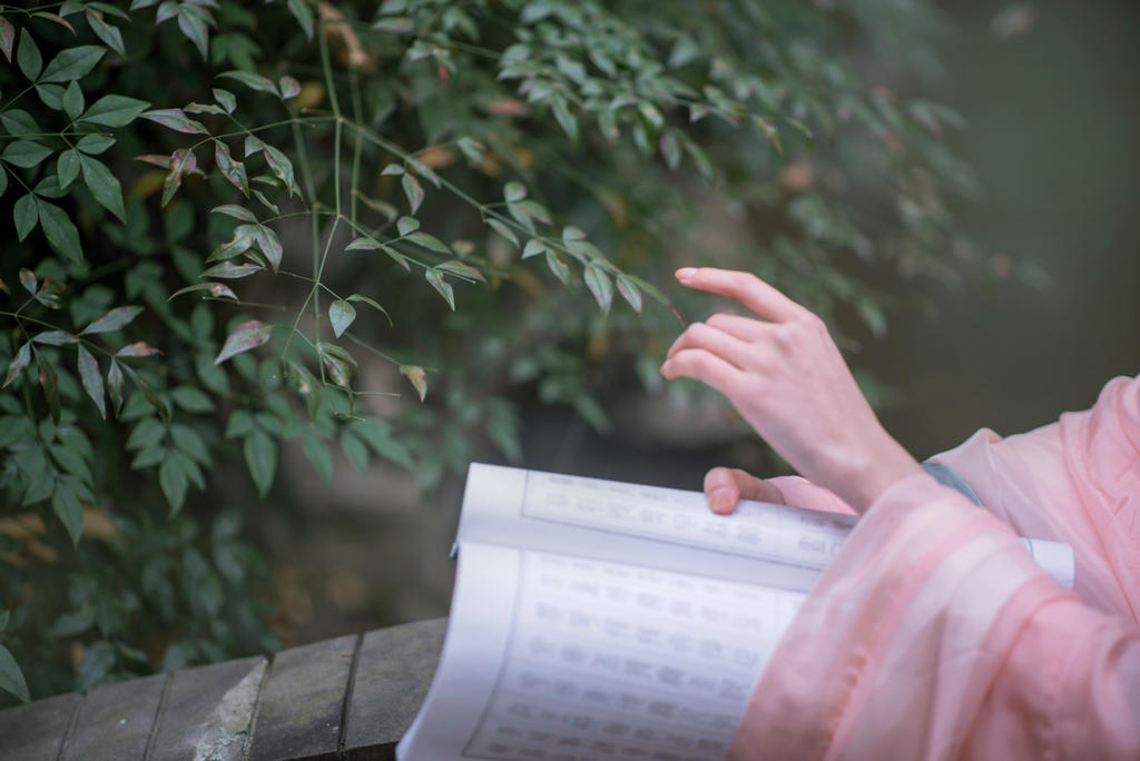 知性优雅的大家闺秀知书达理古风汉服图片