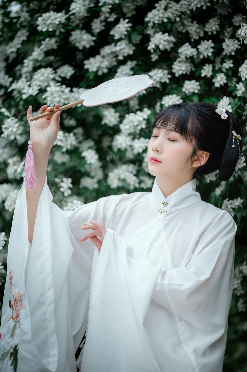 气质淡雅端庄的大家闺秀端庄大气唯美古风摄影图片