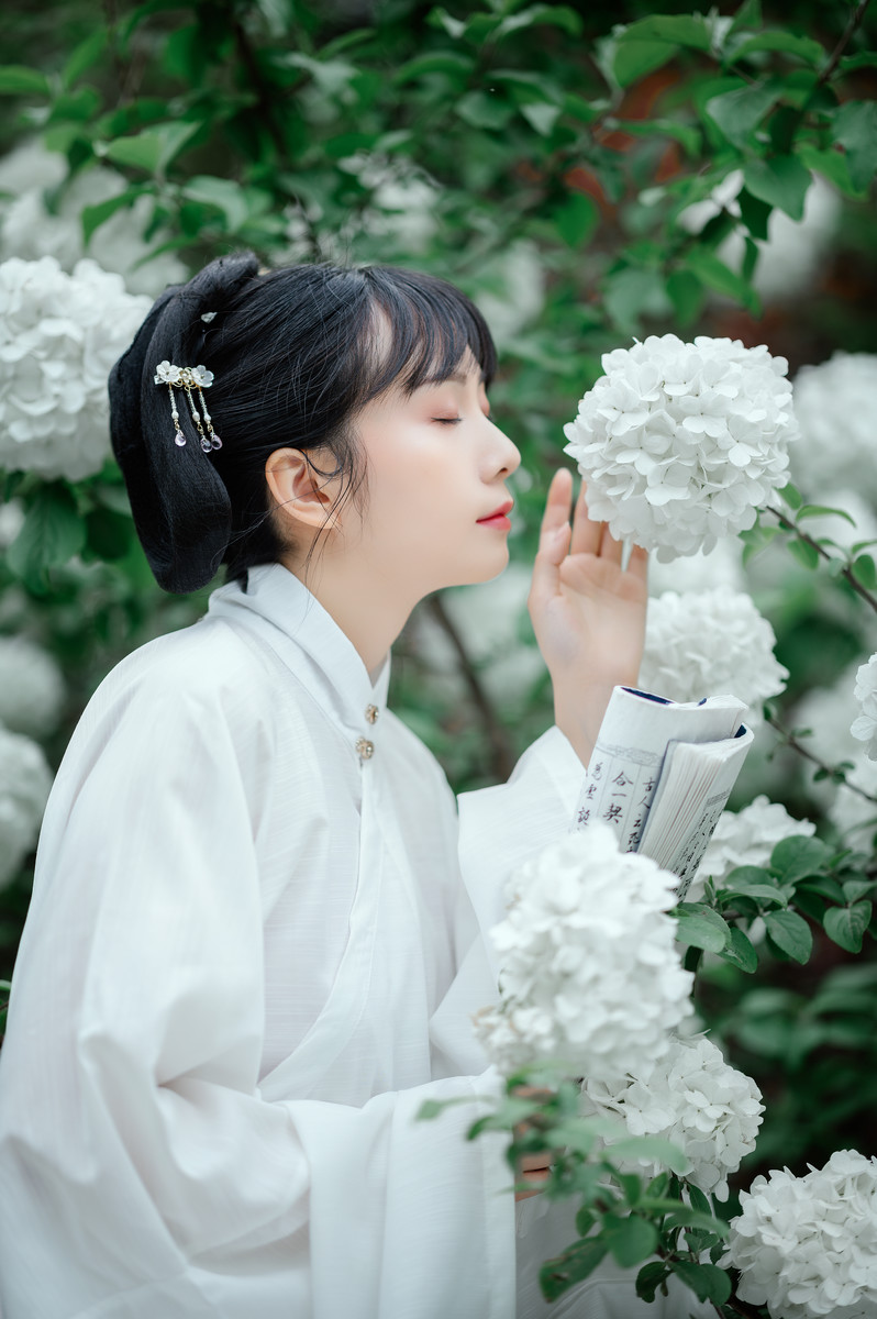 气质淡雅端庄的大家闺秀端庄大气唯美古风摄影图片