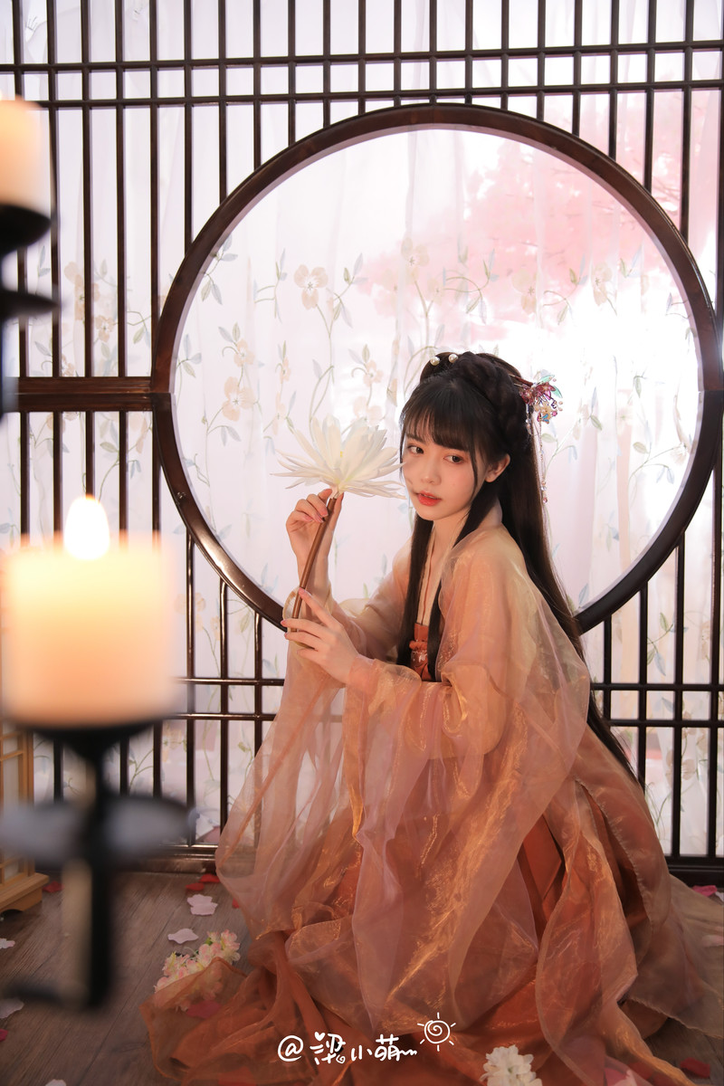 气质温文尔雅的汉服美女腹有诗书气自华写真