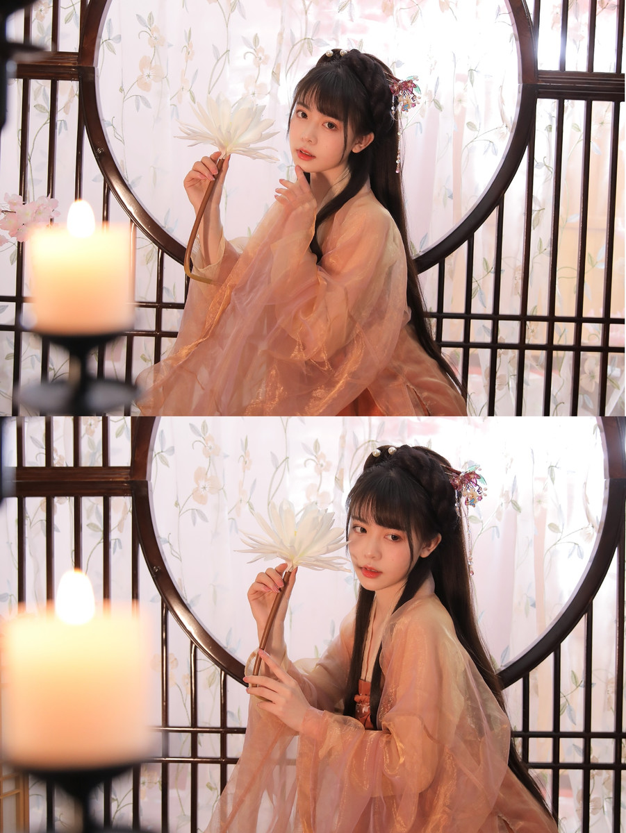 气质温文尔雅的汉服美女腹有诗书气自华写真