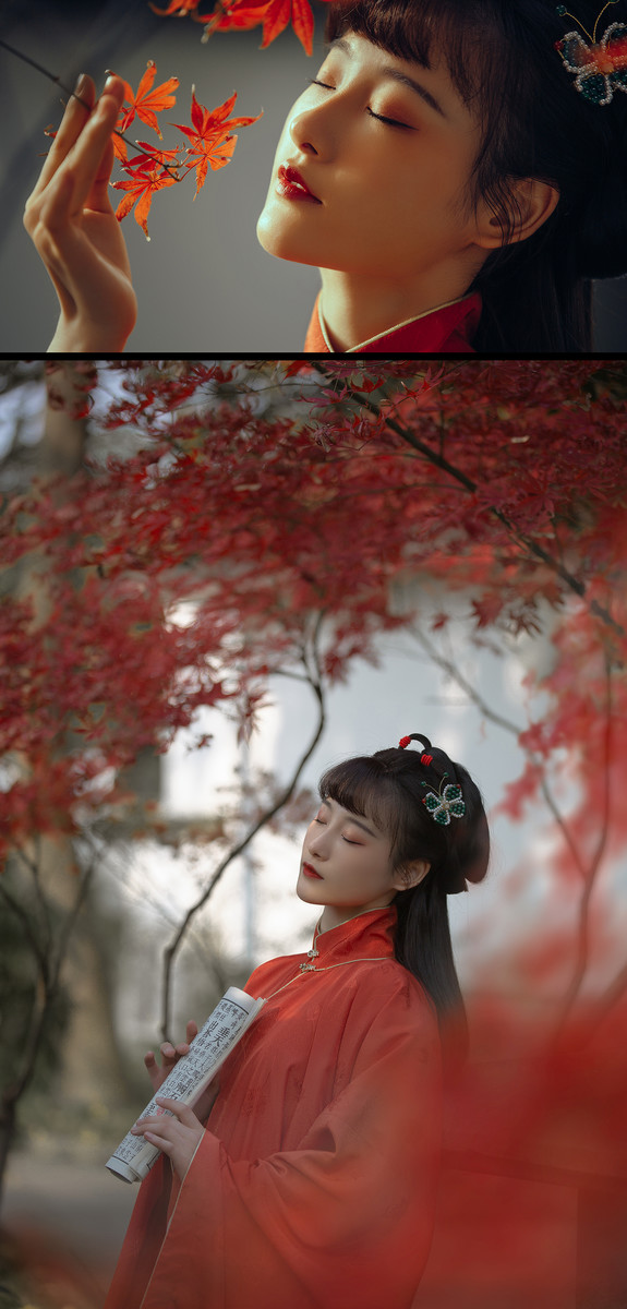 吾家有女初长成千娇百媚汉服写真摄影