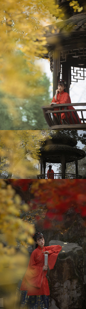 吾家有女初长成千娇百媚汉服写真摄影