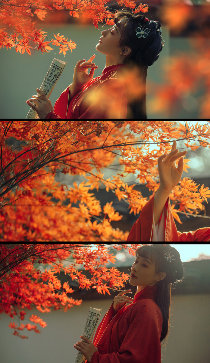 吾家有女初长成千娇百媚汉服写真摄影