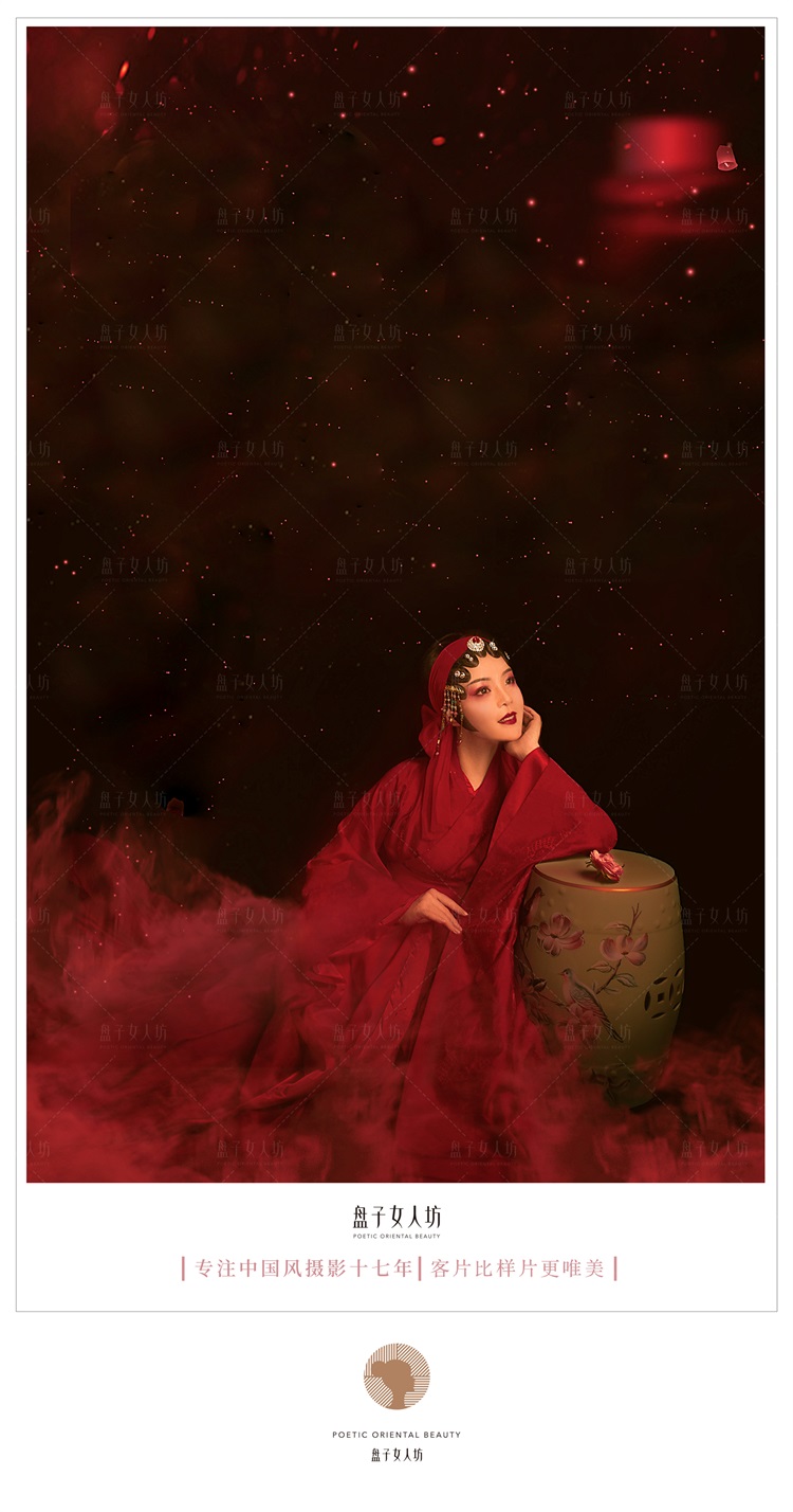 冷艳霸气的汉服美女气场全开古风图片