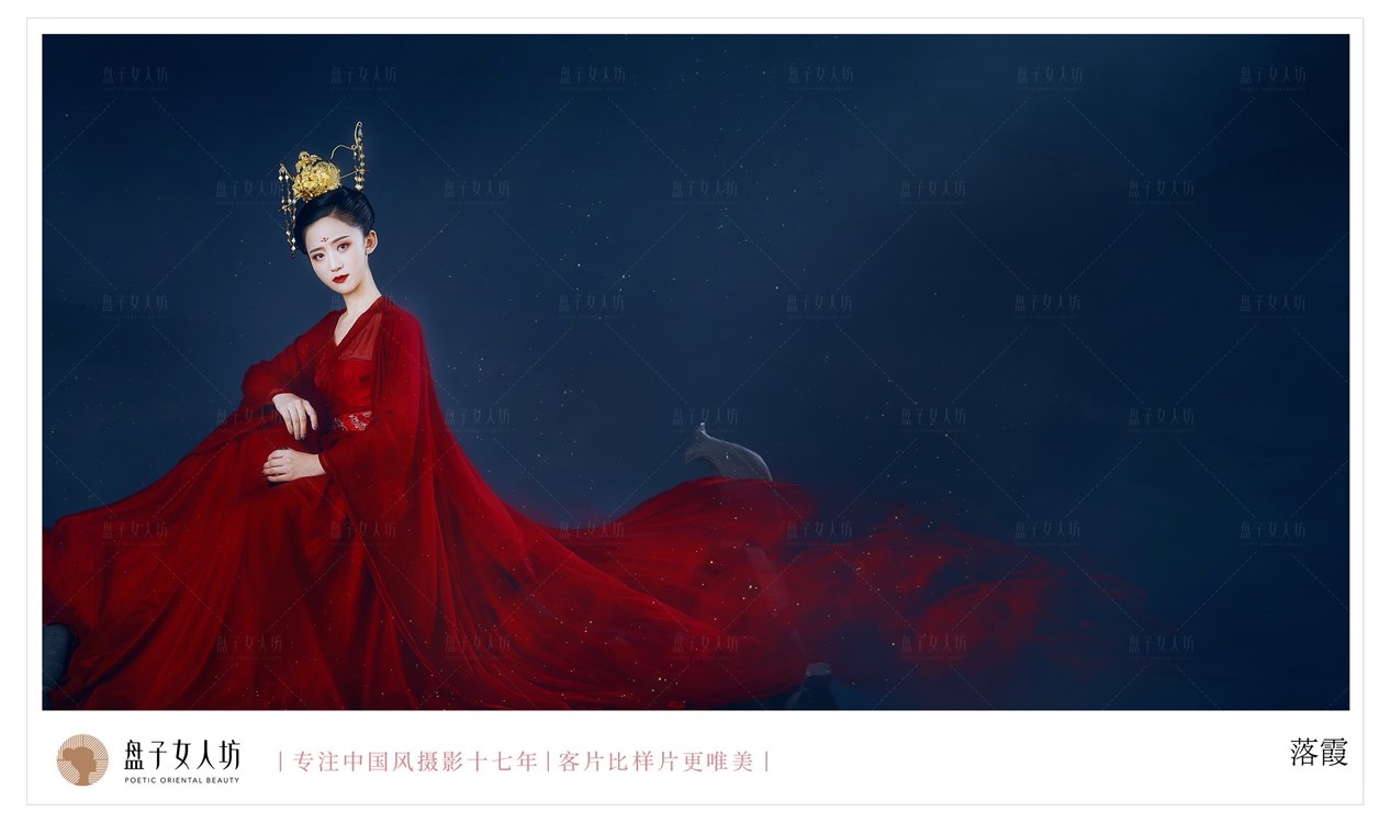 冷艳霸气的汉服美女气场全开古风图片