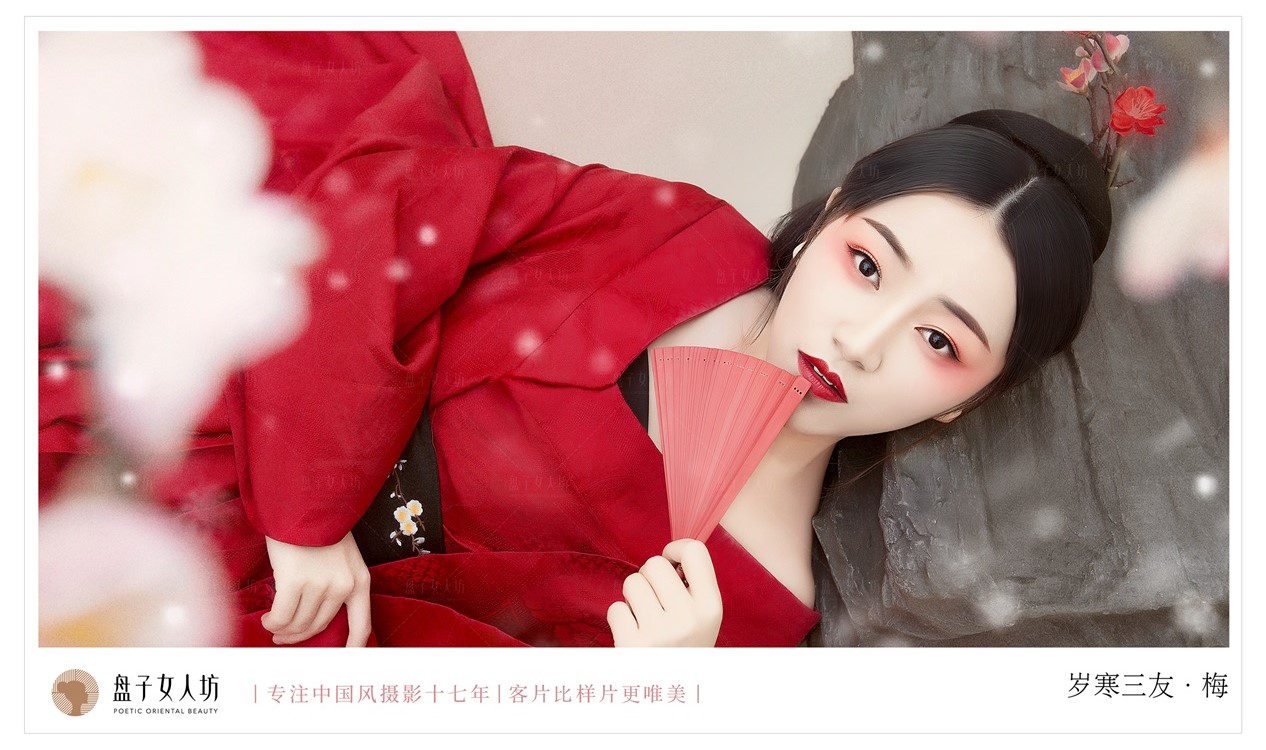 冷艳霸气的汉服美女气场全开古风图片