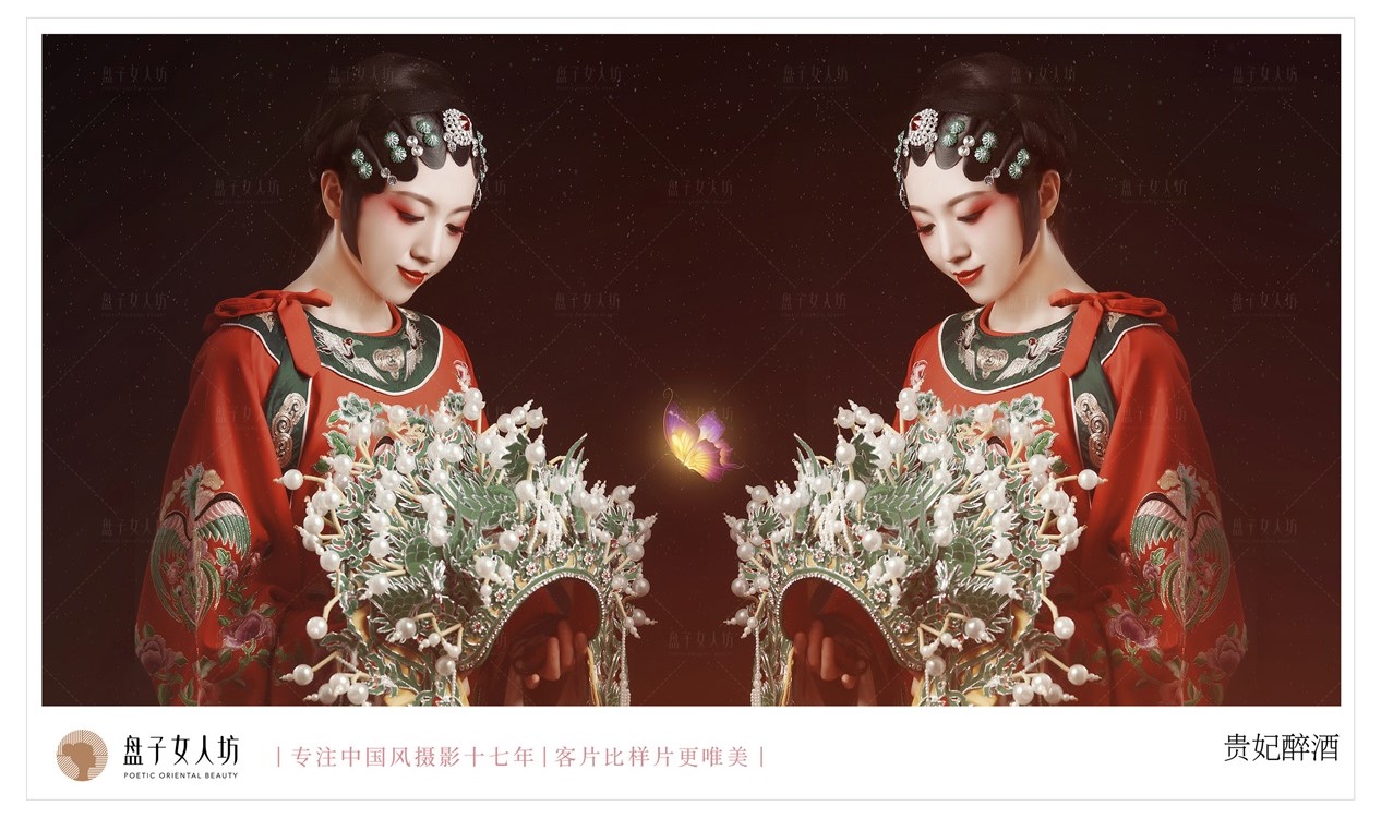 冷艳霸气的汉服美女气场全开古风图片