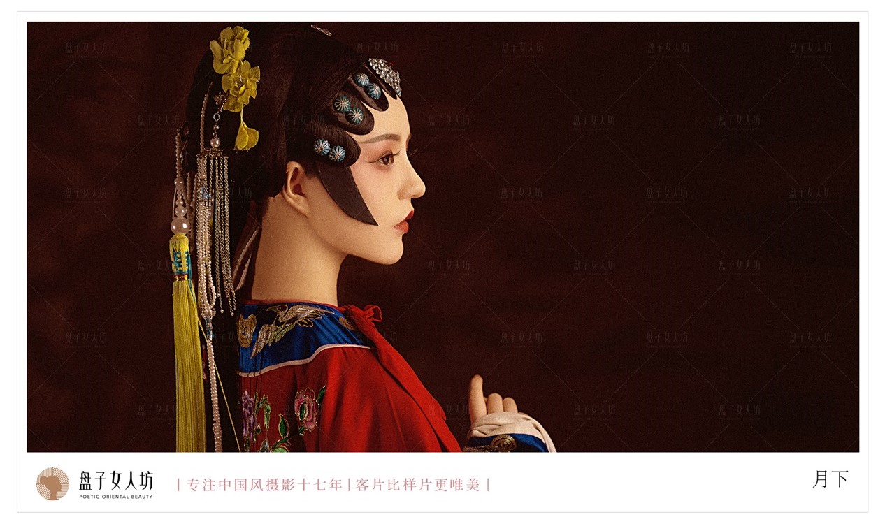 冷艳霸气的汉服美女气场全开古风图片