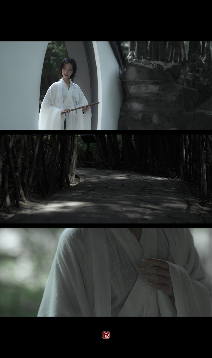 小仙女气质纤尘不染妩媚动人汉服图片