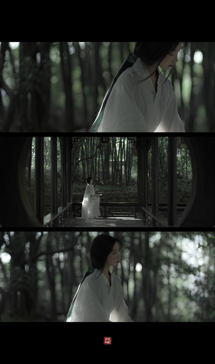 小仙女气质纤尘不染妩媚动人汉服图片