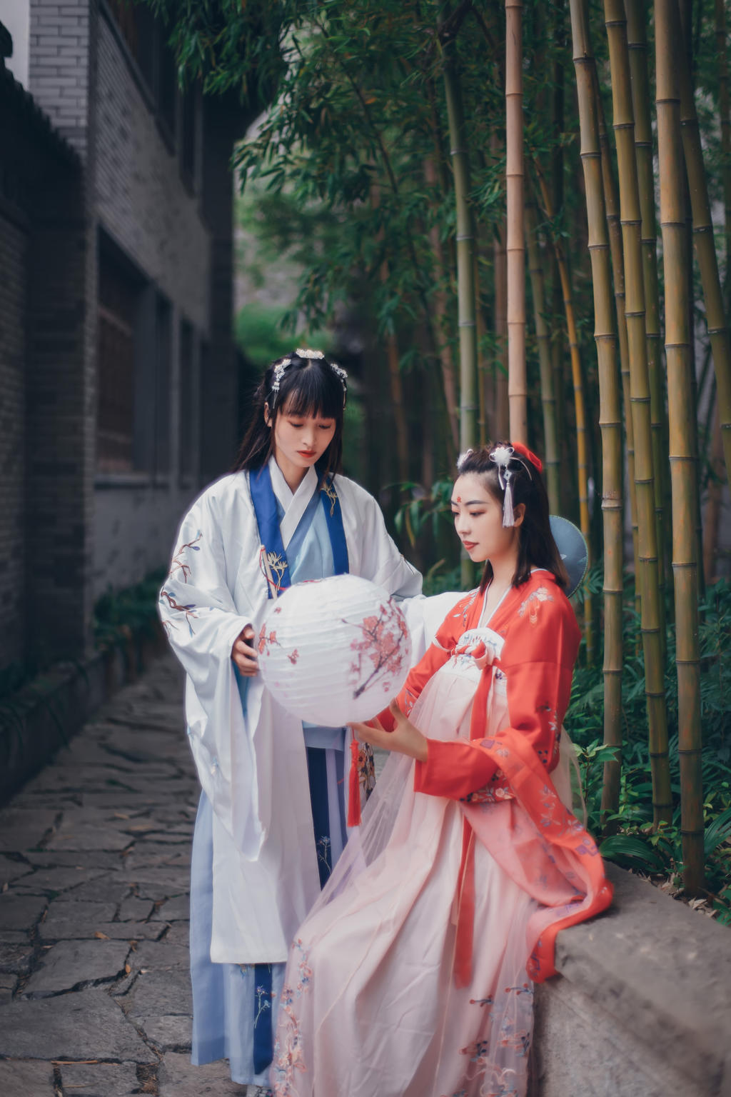 古装闺蜜优雅端庄唯美汉服图片