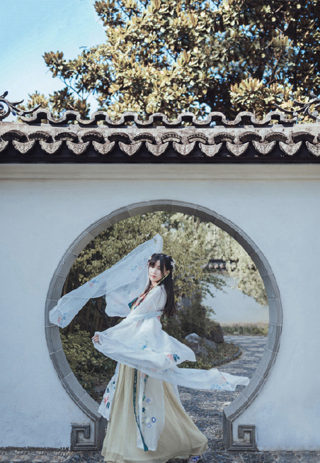 妙龄少女古装汉服唯美图片
