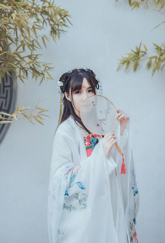 妙龄少女古装汉服唯美图片