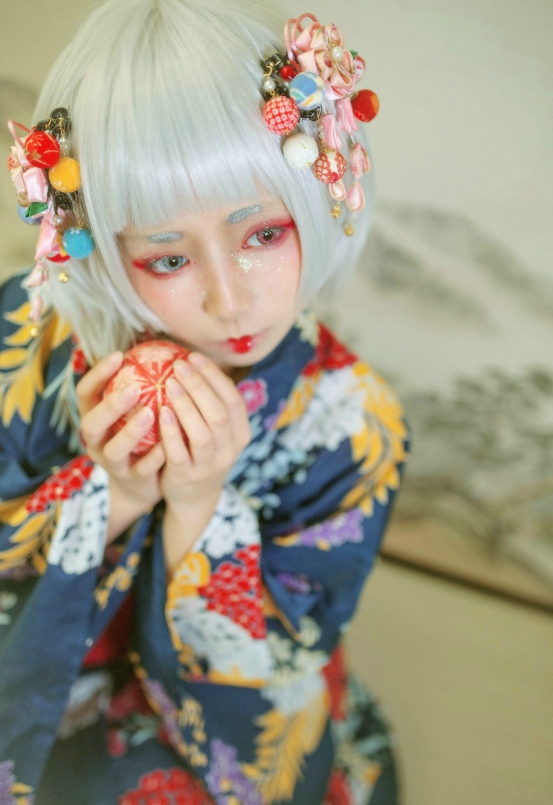 日系和服美女二次元动漫写真集