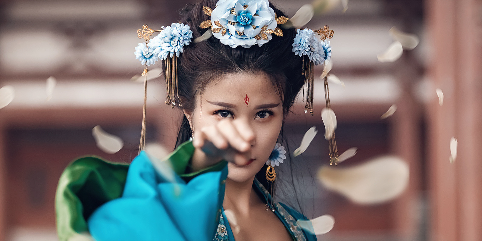 古装美女气质端庄大方古风摄影