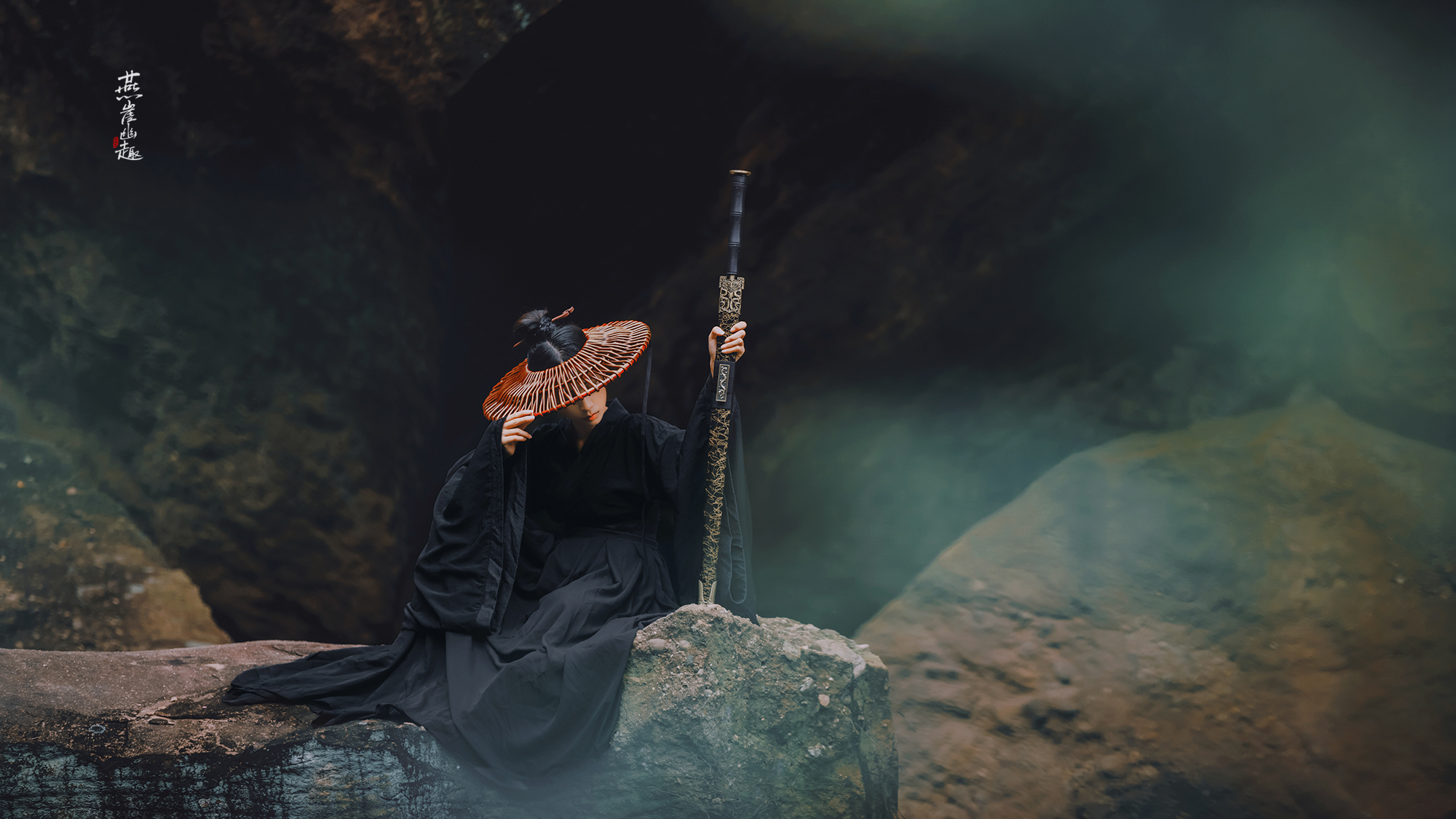 古装侠女仗剑天涯爽快古风图片