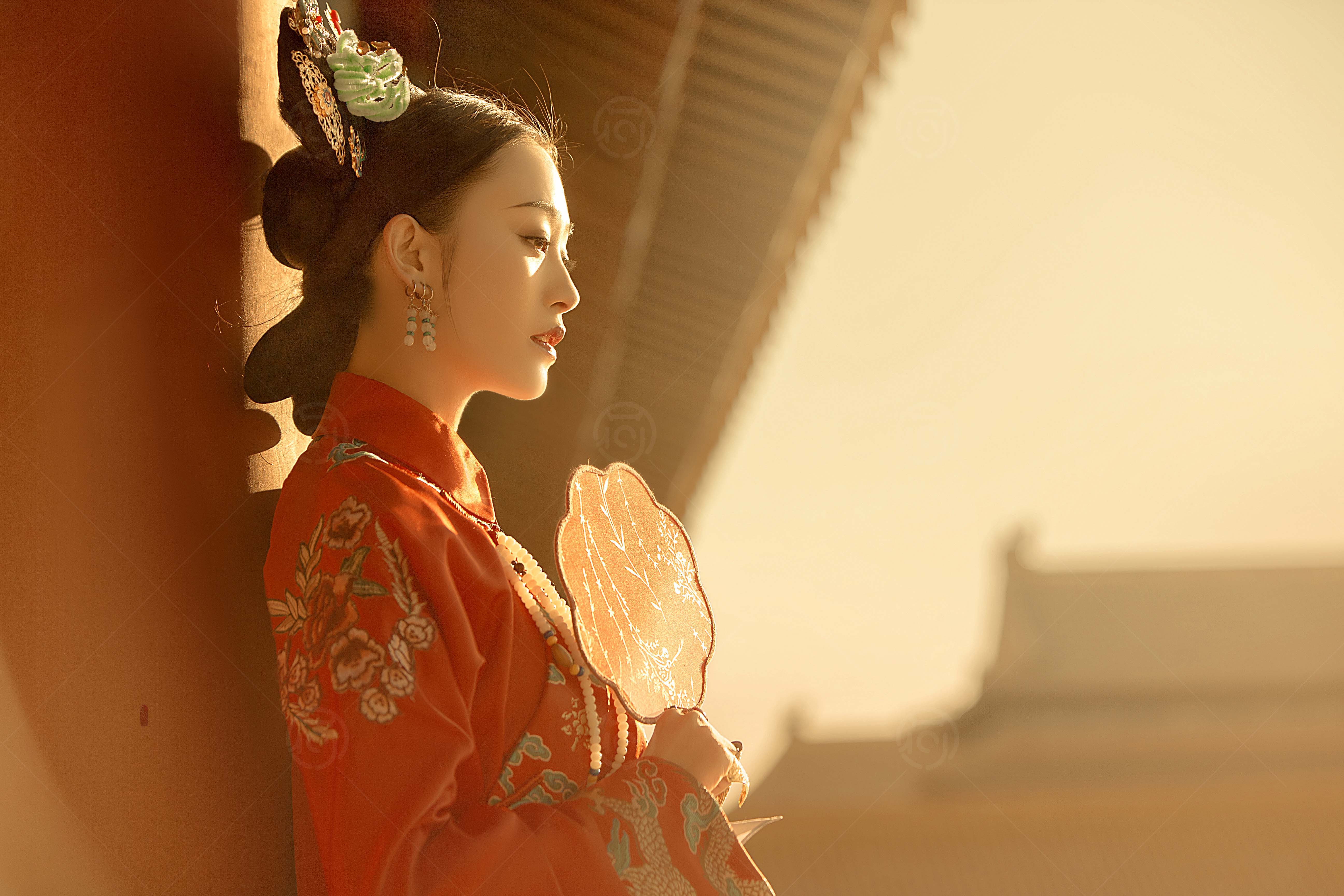 深宫大宅的女人气质高冷淡雅图片