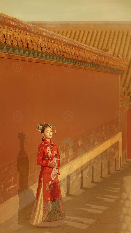 深宫大宅的女人气质高冷淡雅图片