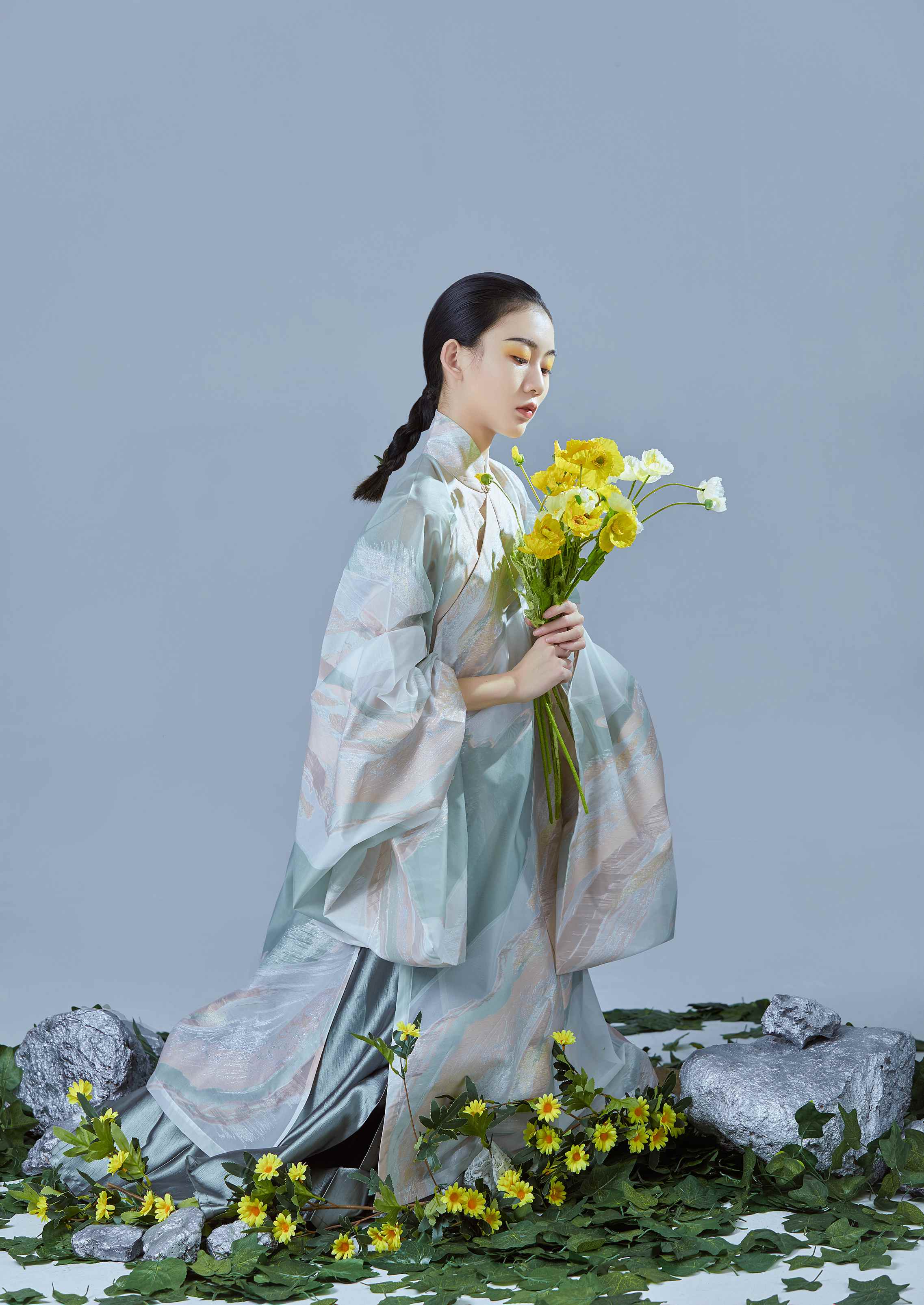 气质清新的古装美女唯美古风摄影