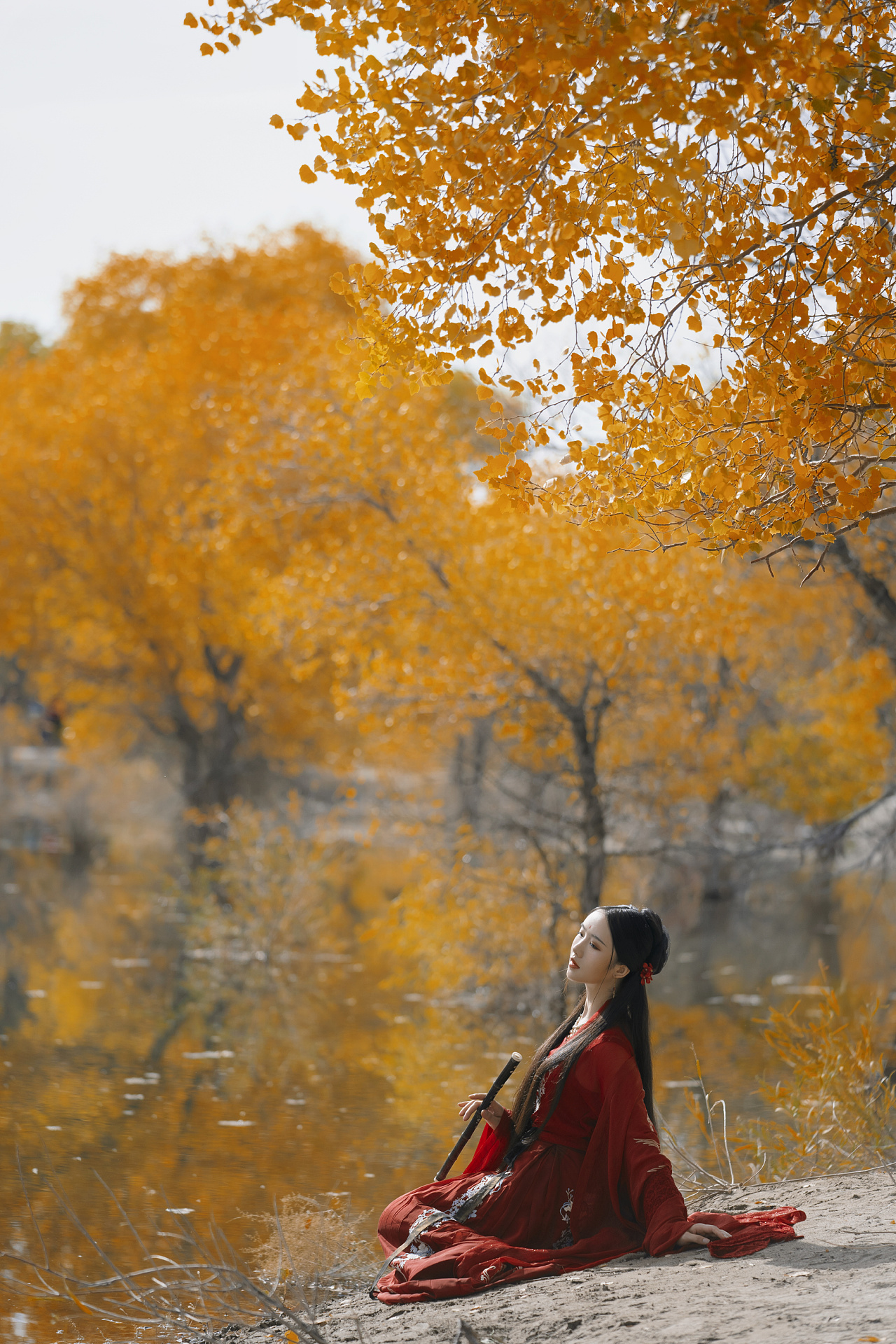 温柔端庄的漂亮美人唯美古风摄影图片