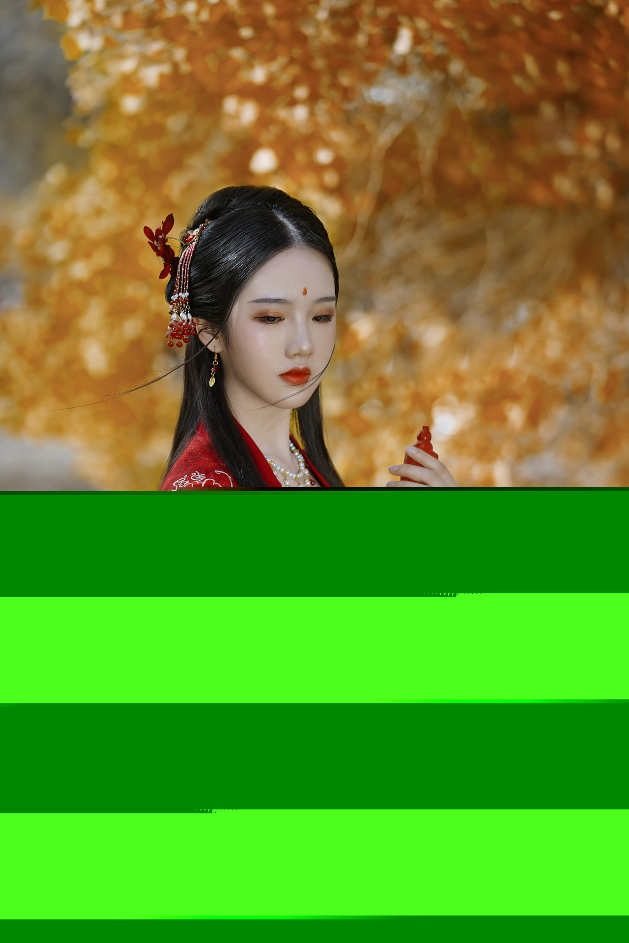 温柔端庄的漂亮美人唯美古风摄影图片