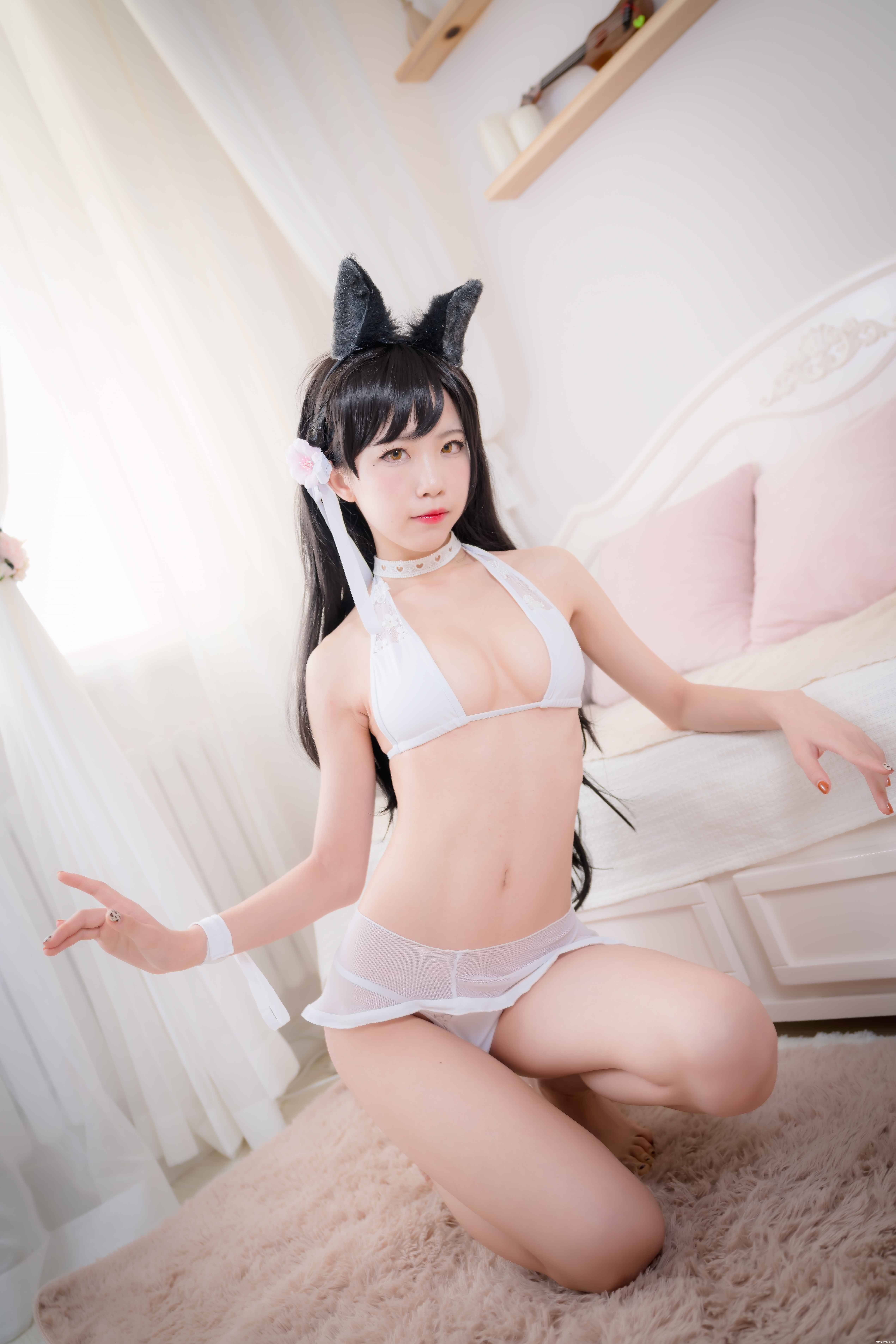 水淼aqua 爱宕犬 水着