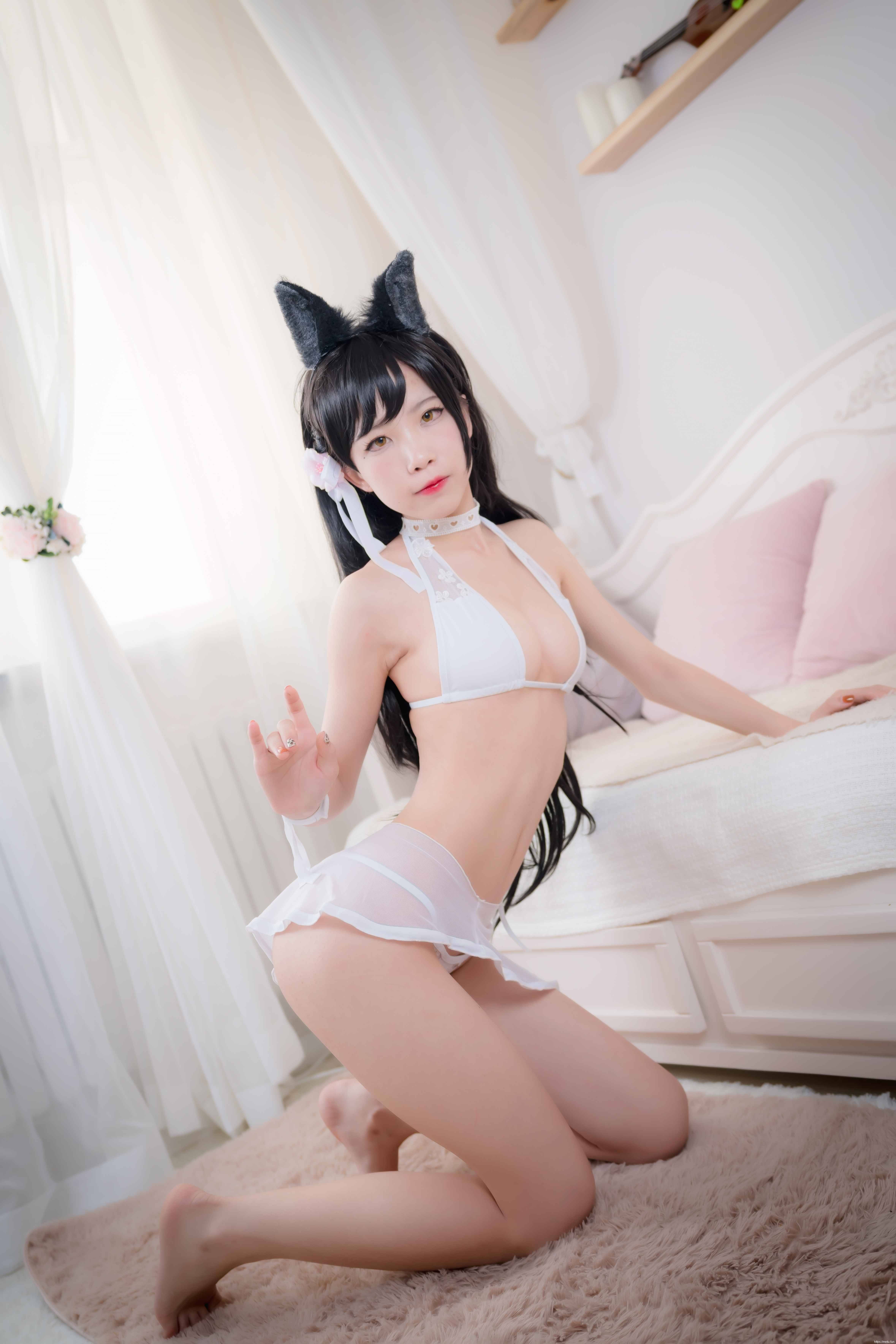 水淼aqua 爱宕犬 水着