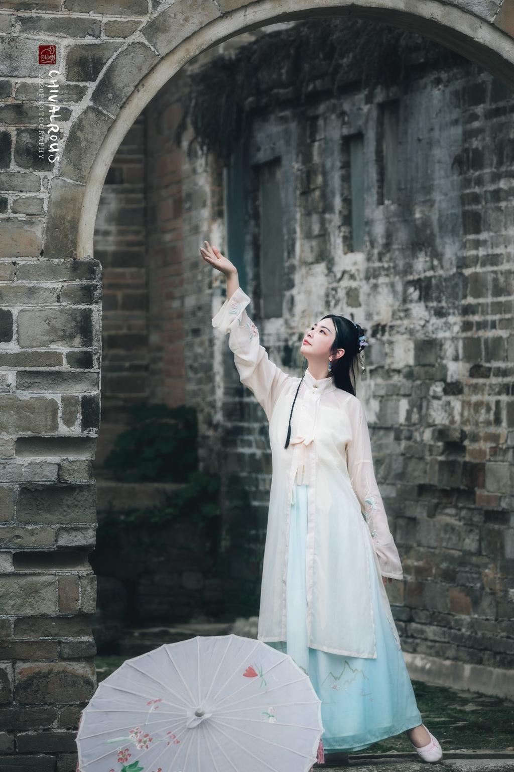 文艺风古装美人江南吴侬软语古风图片