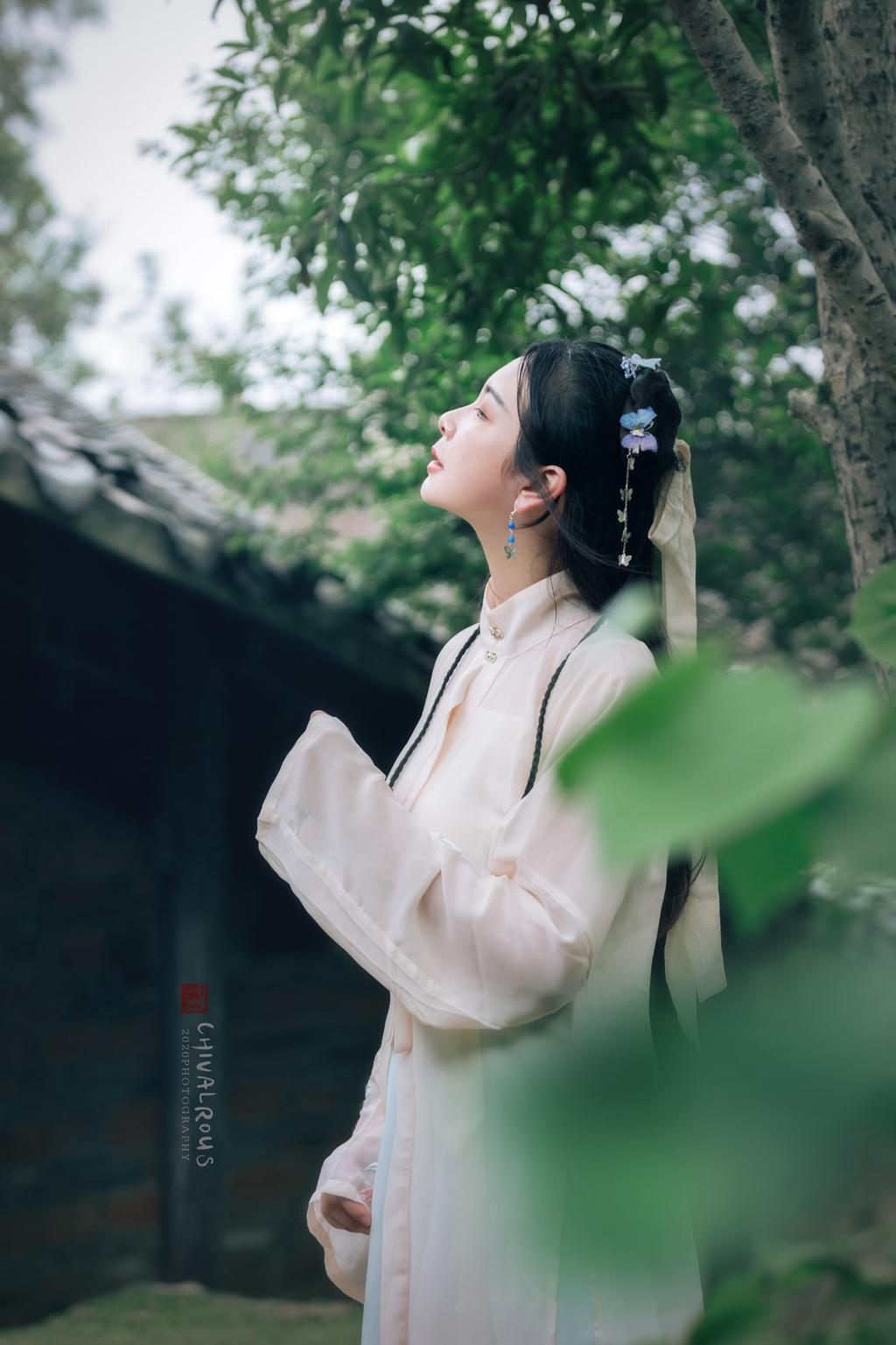 文艺风古装美人江南吴侬软语古风图片