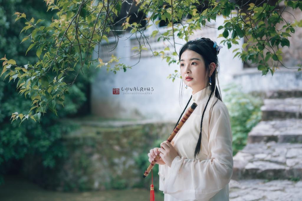 文艺风古装美人江南吴侬软语古风图片