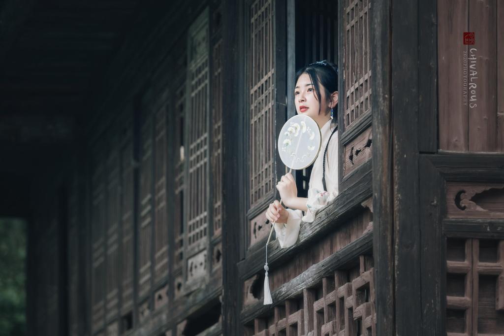 文艺风古装美人江南吴侬软语古风图片