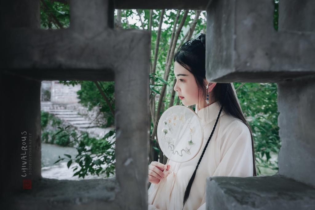 文艺风古装美人江南吴侬软语古风图片