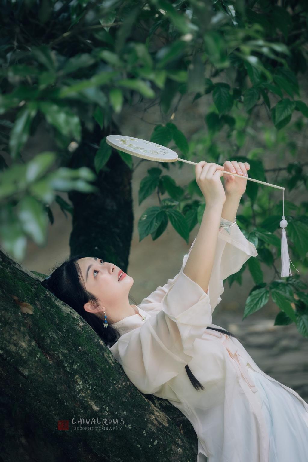 文艺风古装美人江南吴侬软语古风图片