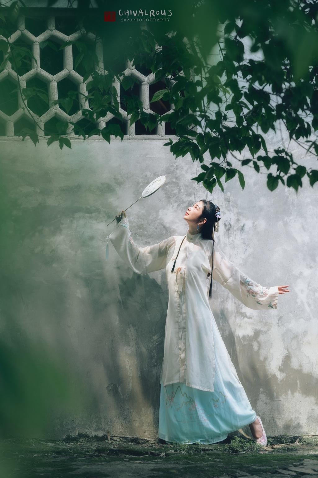 文艺风古装美人江南吴侬软语古风图片