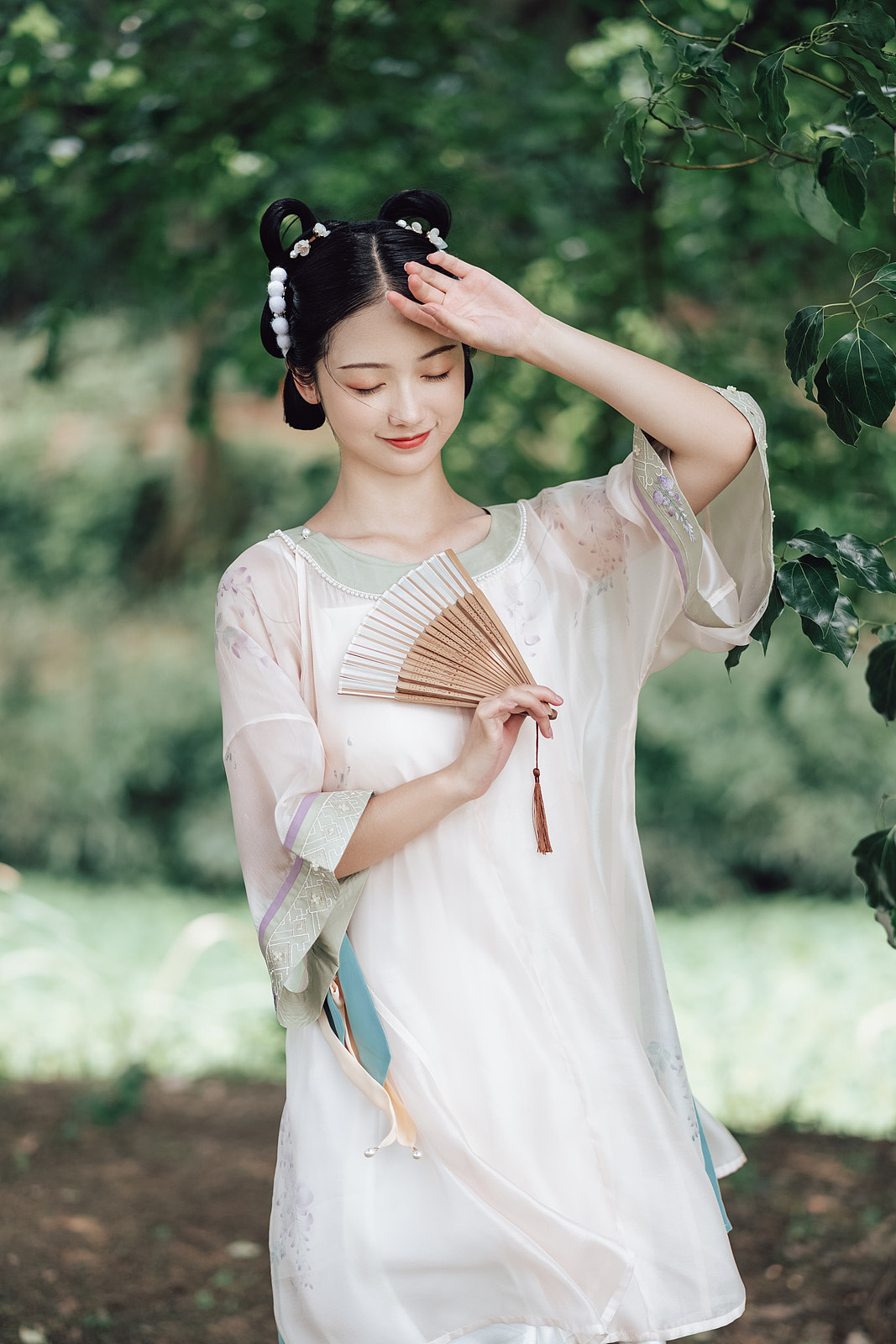 国风美少女现代汉服唯美古风图片