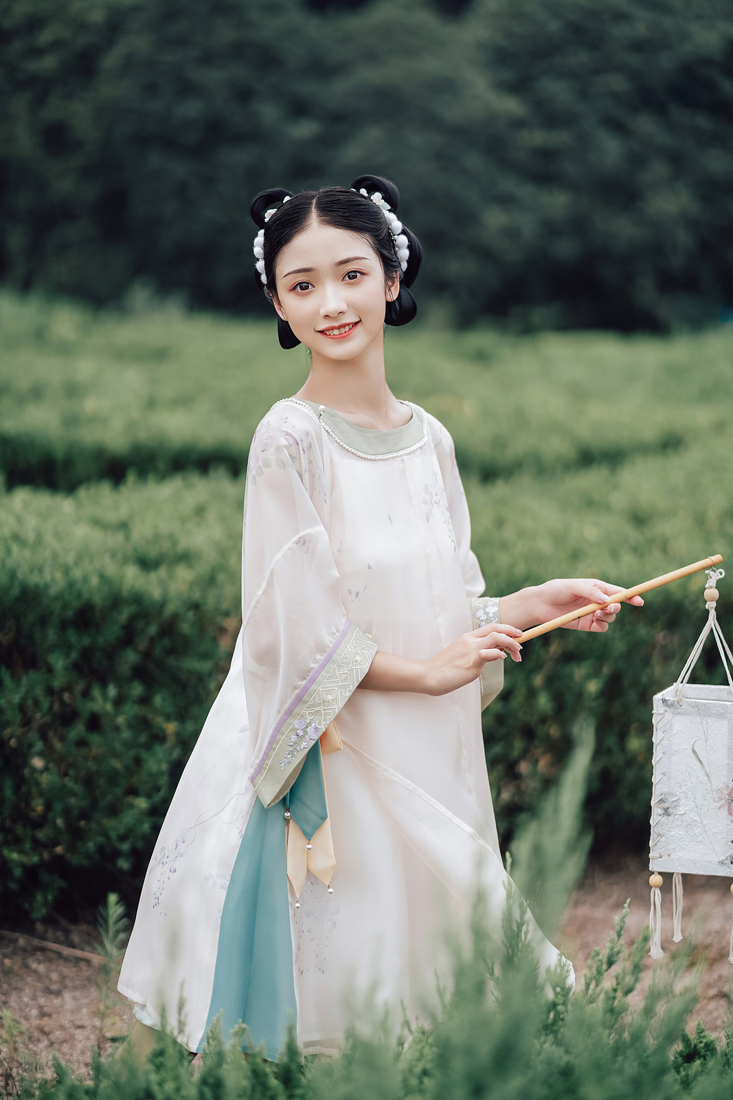 国风美少女现代汉服唯美古风图片